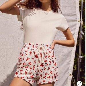 EUC Champion x HVN Cherry Print Track Shorts - Medium